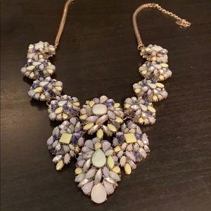 Blue and Green statement necklace